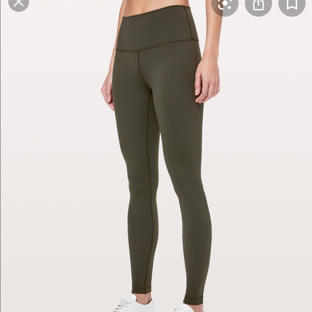 Lululemon Olive Green Wunder Unders